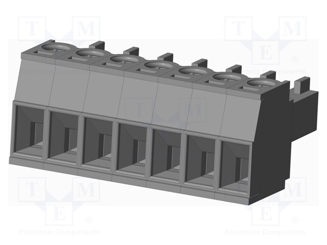 Connector: pluggable terminal block; plug; female; straight; grey