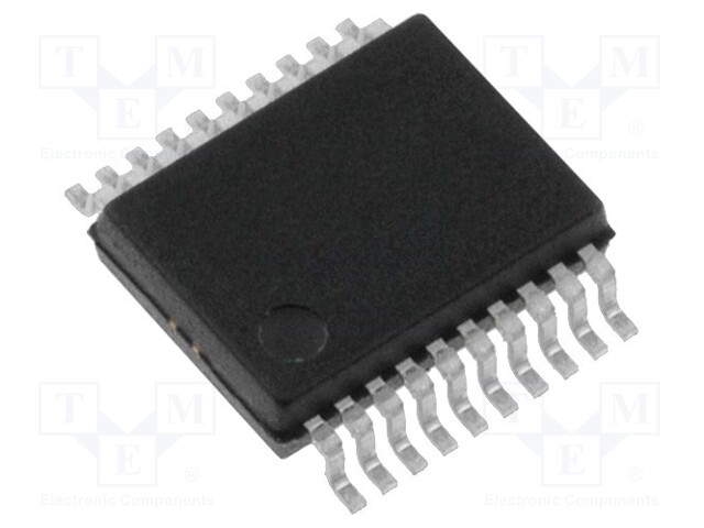 PIC microcontroller; Memory: 14kB; SRAM: 1024B; EEPROM: 256B; SMD