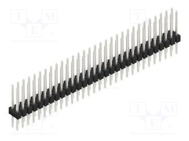 Connector: pin strips; pin header; male; PIN: 60; 2.54mm; THT; 2x30