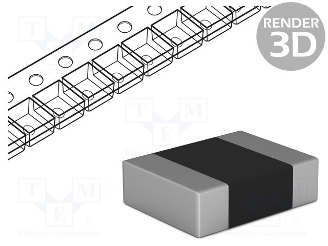 Capacitor: ceramic; 10uF; 10VDC; X7R; ±20%; SMD; 0805