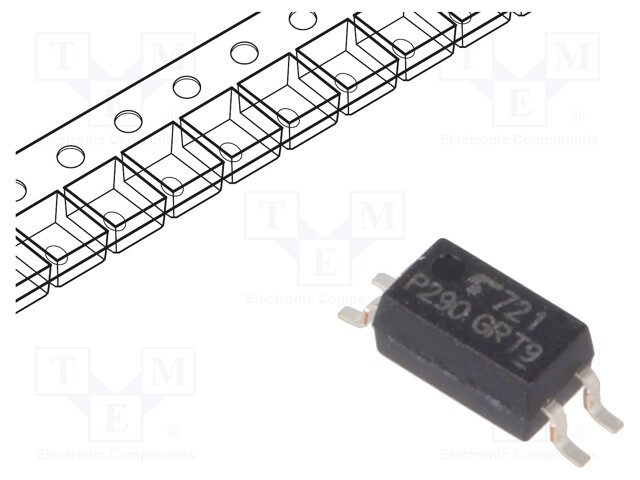 Optocoupler; SMD; Channels: 1; Out: transistor; Uinsul: 3.75kV; SO4