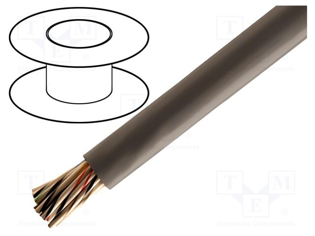 Wire; Alpha Essential C&C; 2x20AWG; shielded,Al-PET foil; PVC