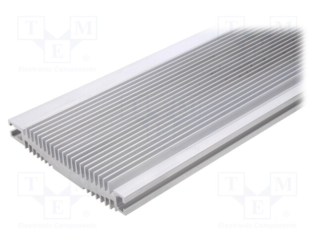 Heatsink: extruded; grilled; natural; L: 1000mm; W: 218mm; H: 37mm