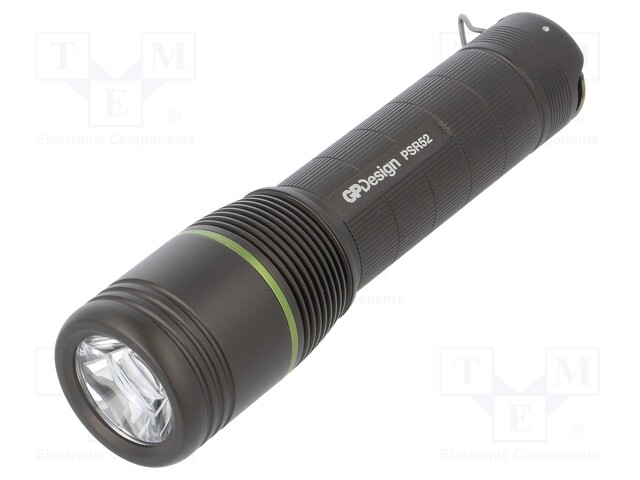 Torch: LED; No.of diodes: 1; 50/1050lm; Ø35x137mm; Colour: black