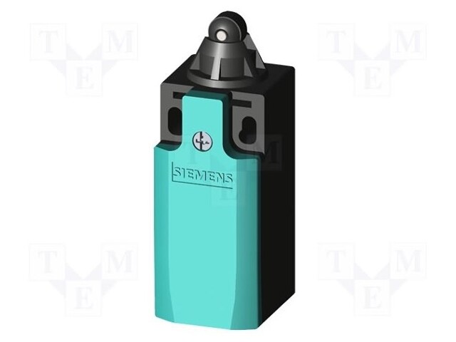 Limit switch; plastic roller Ø10mm; NO + NC; 10A; max.400VAC