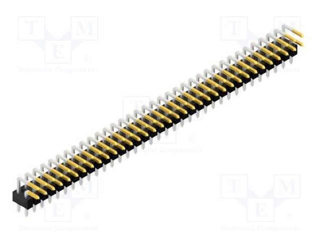 Connector: pin strips; pin header; male; PIN: 70; 2.54mm; THT; 2x35