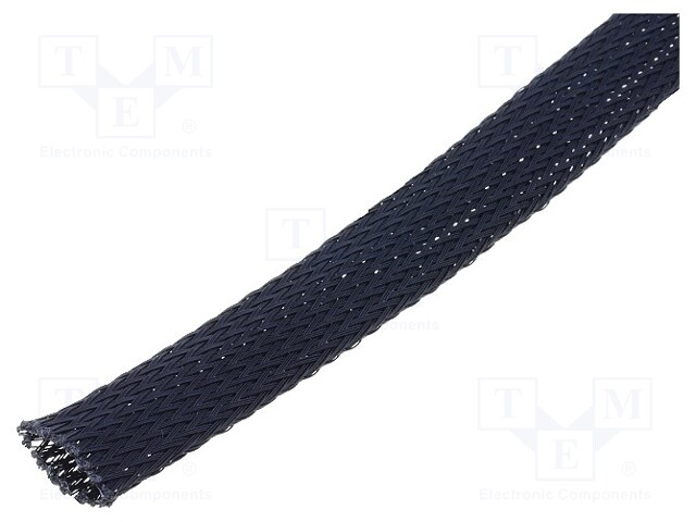 Polyester conduit; Braid diameter: 14÷18mm; Mat: polyester; black