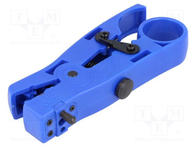 Stripping tool; Wire: round,flat; Length: 125mm; Øcable: 0.26÷8mm