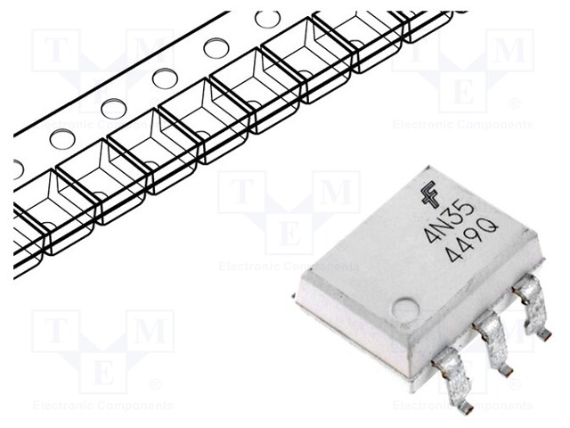 Optocoupler; SMD; Channels: 1; Out: transistor; Uinsul: 7.5kV