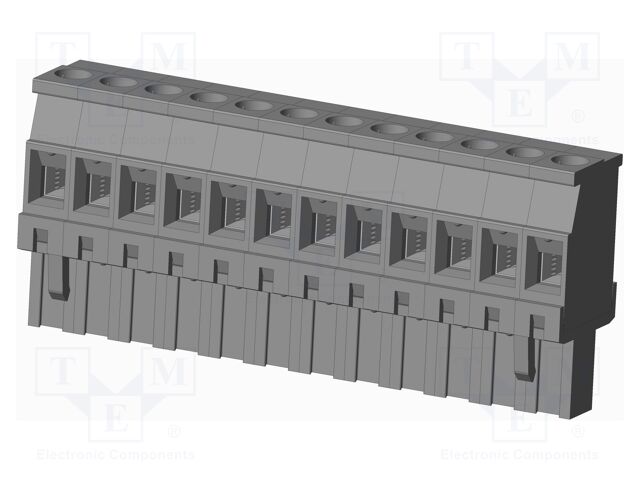 Connector: pluggable terminal block; plug; female; angled 90°