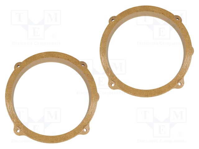 Spacer ring; MDF; 165mm; Alfa Romeo; impregnated,varnished