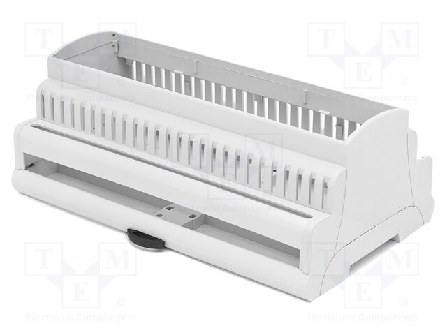 Enclosure: for DIN rail mounting; No.of mod: 9
