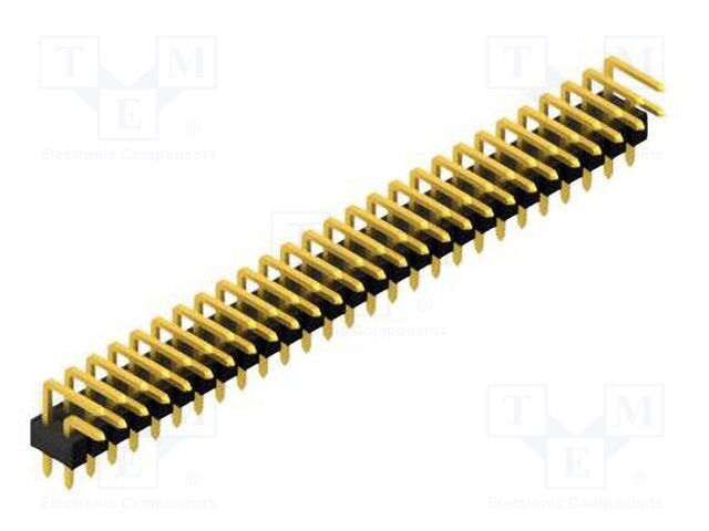 Connector: pin strips; pin header; male; PIN: 54; 2.54mm; THT; 2x27