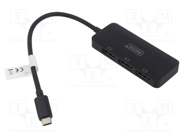 Adapter; DisplayPort 1.4,HDCP 2.2; black