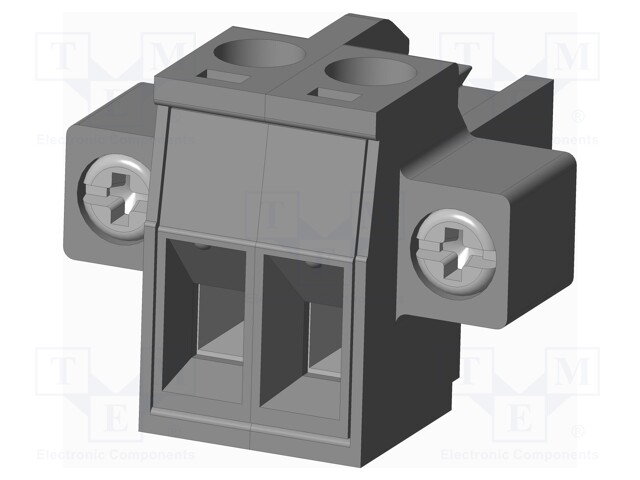 Connector: pluggable terminal block; plug; female; straight; grey