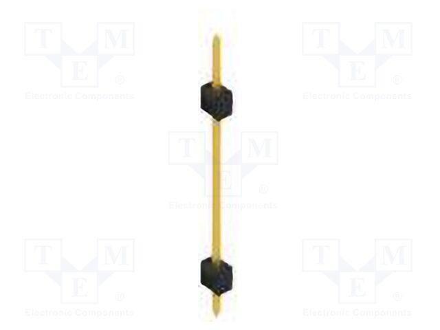 Connector: pin strips; pin header; male; PIN: 1; 2.54mm; THT; 1x1