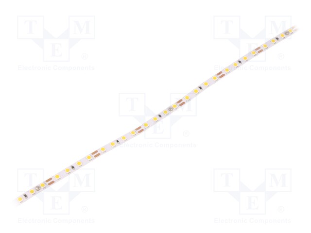 LED tape; white warm; LED/m: 120; SMD; 2835; 24V; W: 5mm; 120°; D: 2mm