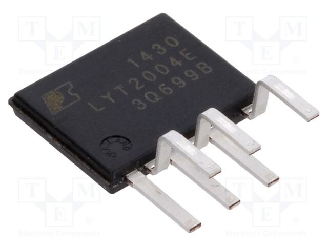 PMIC; AC/DC switcher,LED driver; 90÷308V; Ubr: 725V; eSIP-7C; 7.5Ω