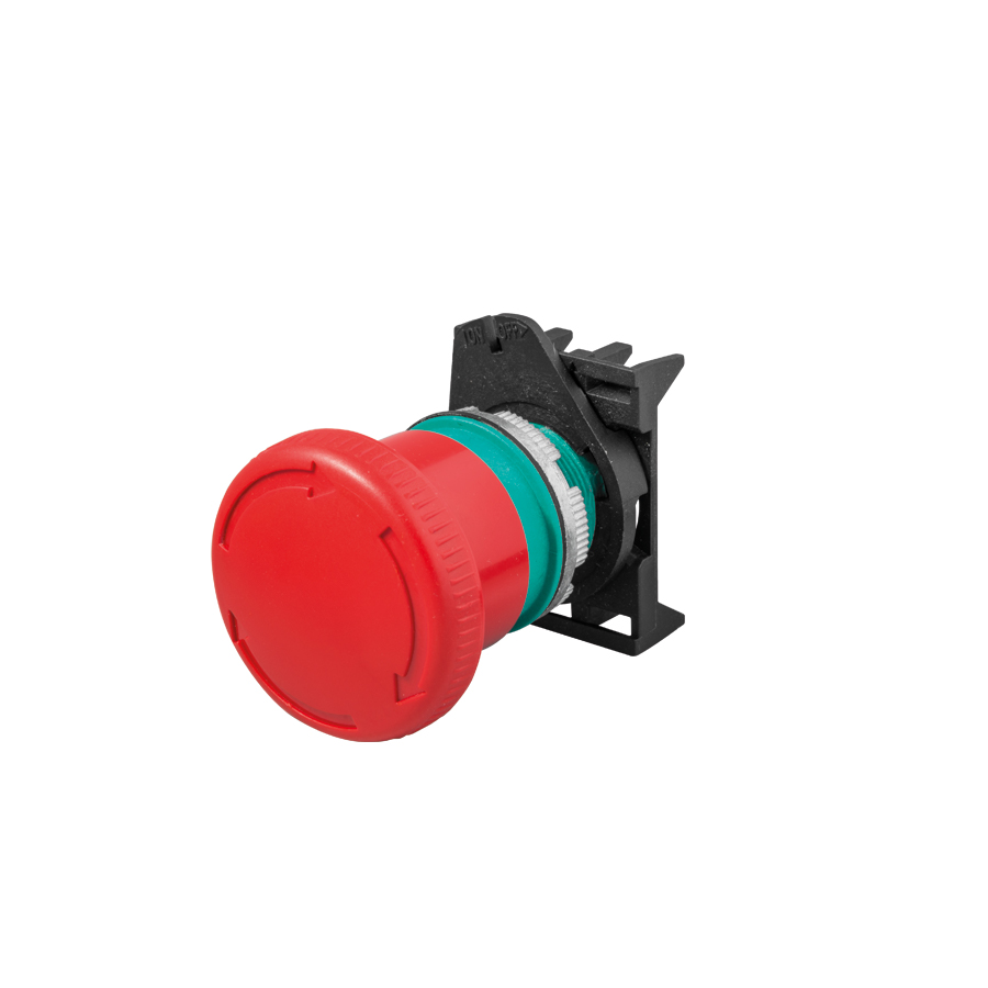 PUSH BUTTON MUSHROOM TWIST TO RELEASE Ø40MM