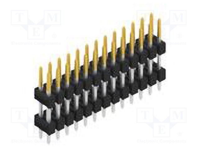 Connector: pin strips; pin header; male; PIN: 26; 2.54mm; THT; 2x13