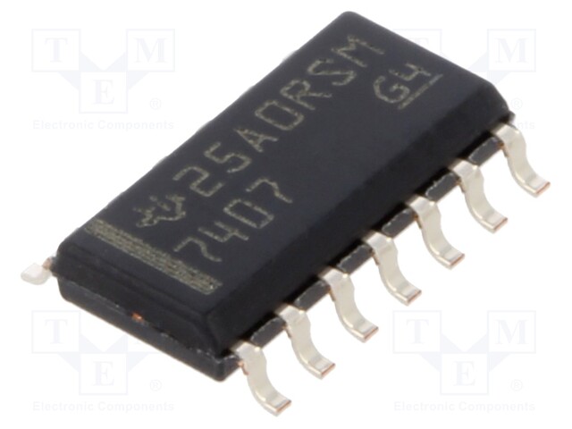 IC: digital; buffer,hex,driver; Ch: 6; SMD; SOIC14; 4.75÷5.25VDC