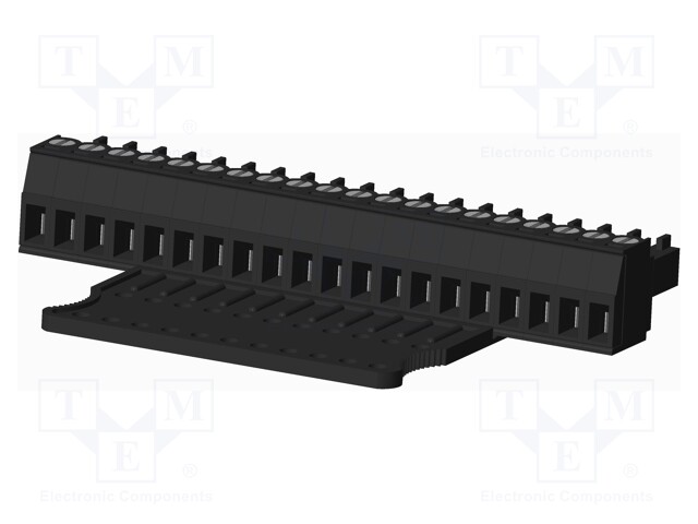Connector: pluggable terminal block; plug; female; straight; 300V