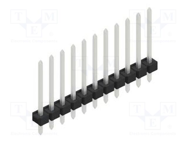 Connector: pin strips; pin header; male; PIN: 11; 2.54mm; THT; 1x11