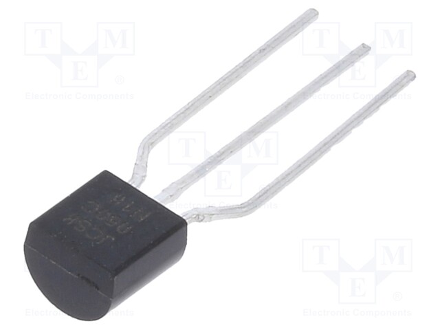 Transistor: NPN; bipolar; 25V; 1.5A; 1W; TO92