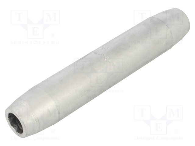 Tip: butt splice; non-insulated,reductive; aluminum; crimped