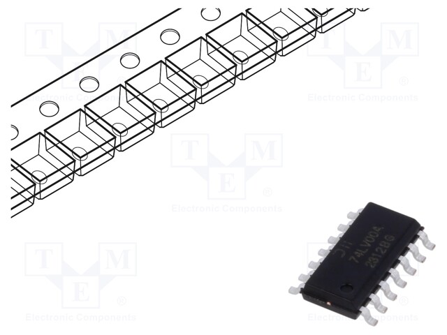 IC: digital; NAND; Ch: 4; IN: 2; CMOS; SMD; SO14; 2÷5.5VDC; -40÷150°C