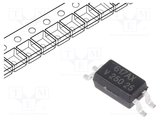 Optocoupler; SMD; Channels: 1; Out: transistor; Uinsul: 3.75kV; SOP4