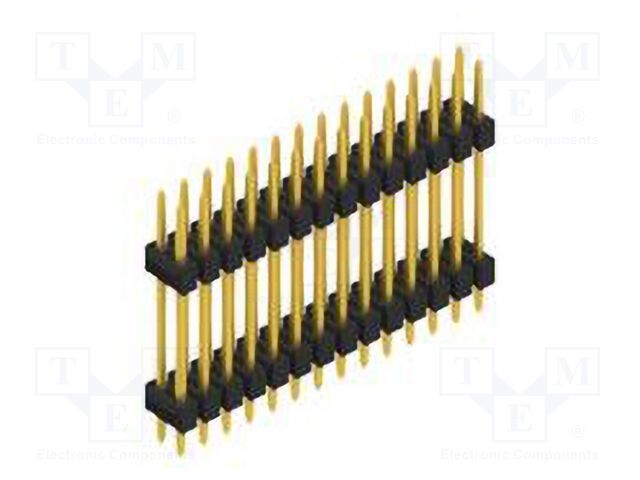 Connector: pin strips; pin header; male; PIN: 28; 2.54mm; THT; 2x14