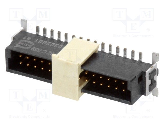 Connector: PCB to PCB; male; PIN: 30; 1.27mm; Series: har-flex; 2.3A