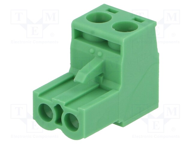 Pluggable terminal block; 5.08mm; ways: 2; straight; plug; female