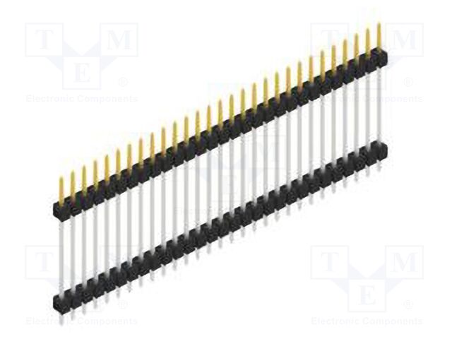 Connector: pin strips; pin header; male; PIN: 29; 2.54mm; THT; 1x29
