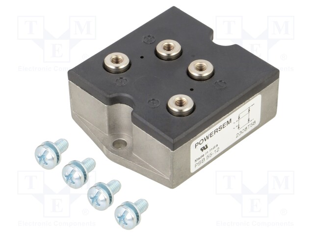 Bridge rectifier: single-phase; Urmax: 1.2kV; If: 50A; Ifsm: 670A