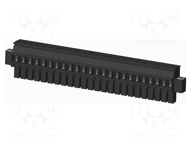 Connector: pluggable terminal block; plug; female; angled 90°