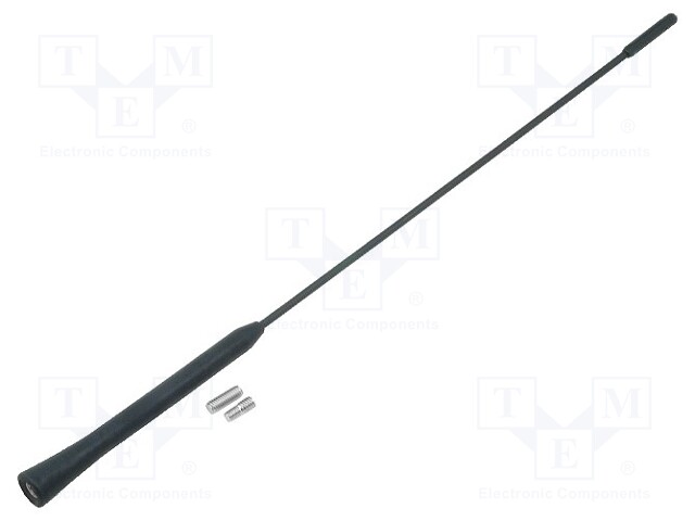 Antenna mast; 0.41m; M5,M6; inside; AM,FM; rubber mast