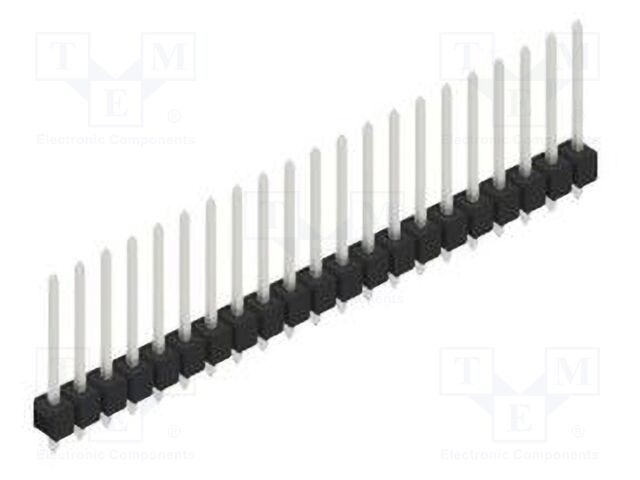 Connector: pin strips; pin header; male; PIN: 21; 2.54mm; THT; 1x21