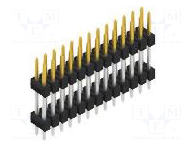 Connector: pin strips; pin header; male; PIN: 26; 2.54mm; THT; 2x13