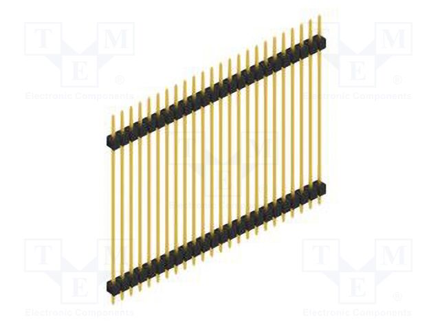 Connector: pin strips; pin header; male; PIN: 24; 2.54mm; THT; 1x24