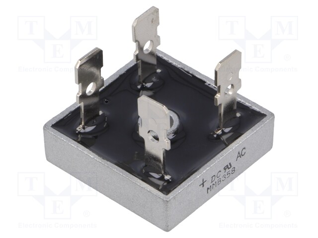 Single-phase bridge rectifier; Urmax: 800V; If: 35A; Ifsm: 400A