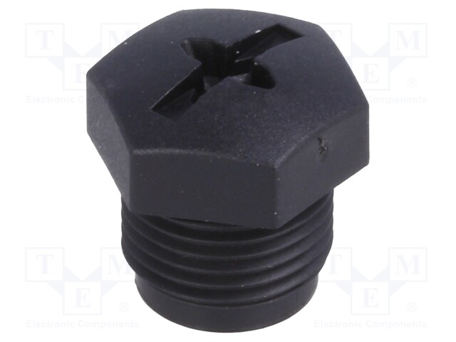 Protection cover; female M12 connectors; plastic