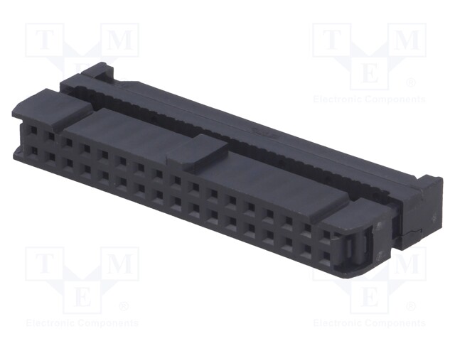 Plug; IDC; female; PIN: 34; IDC; for ribbon cable; 1.27mm