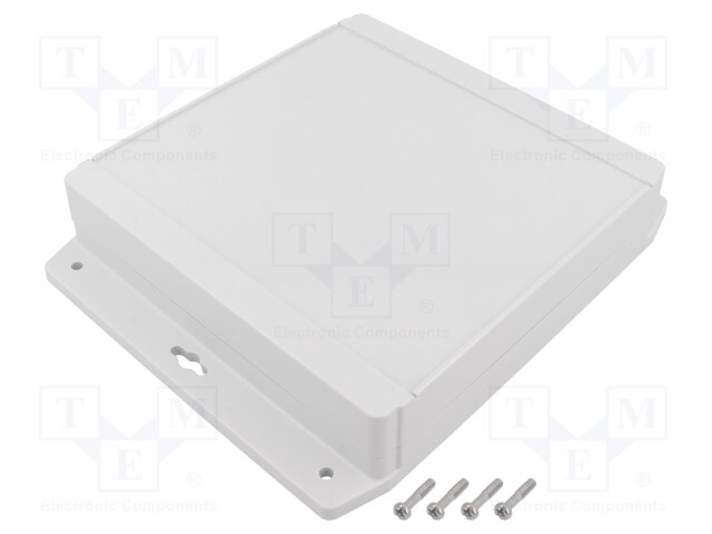 Enclosure: multipurpose; X: 180mm; Y: 181mm; Z: 40mm; 1555F; ABS; grey