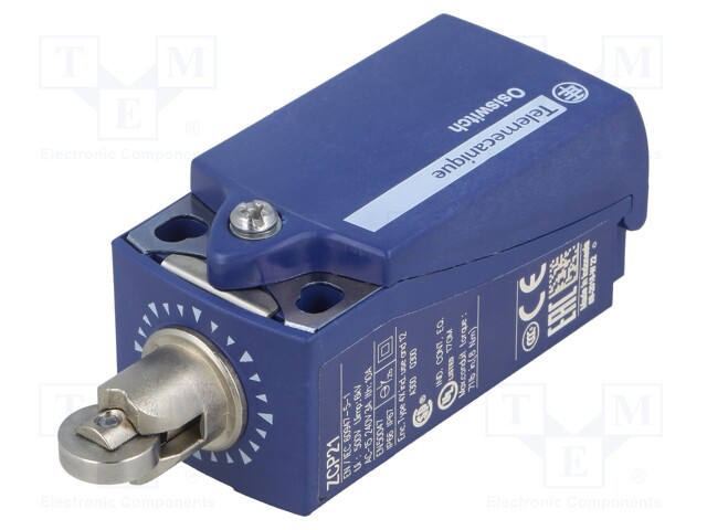 Limit switch; metal roller Ø11,6mm; NO + NC; 10A; max.240VAC