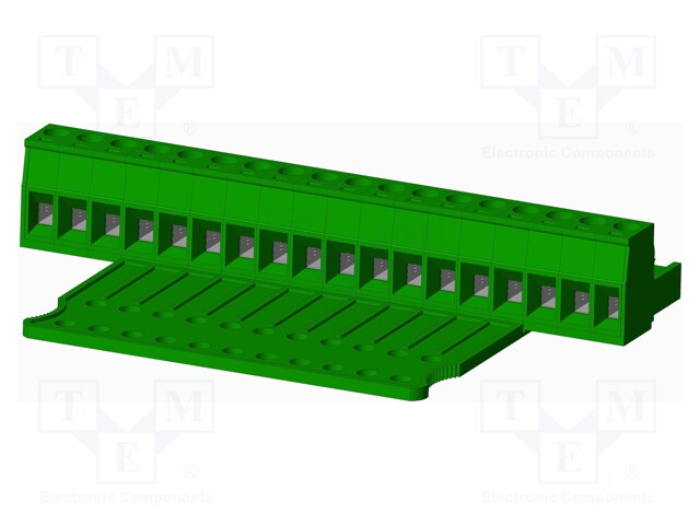 Connector: pluggable terminal block; plug; female; straight; 5mm