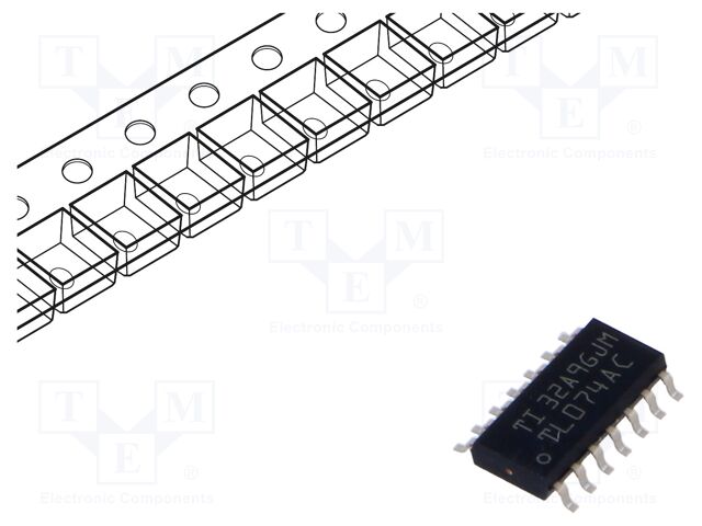 Operational Amplifier, 4 Amplifier, 3 MHz, 13 V/µs, 7V to 36V, SOIC, 14 Pins
