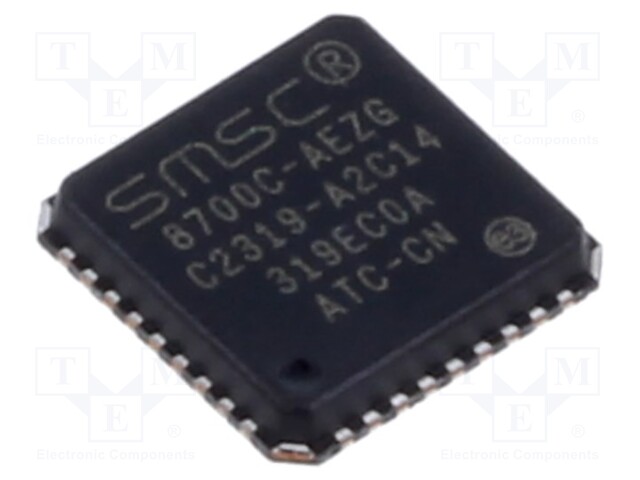 IC: transceiver; 10/100Base-T; VQFN36; 3.3V; 0÷70°C; in-tray