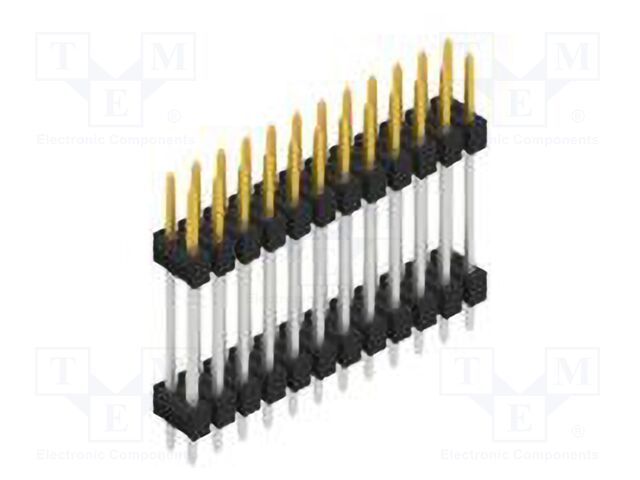 Connector: pin strips; pin header; male; PIN: 24; 2.54mm; THT; 2x12